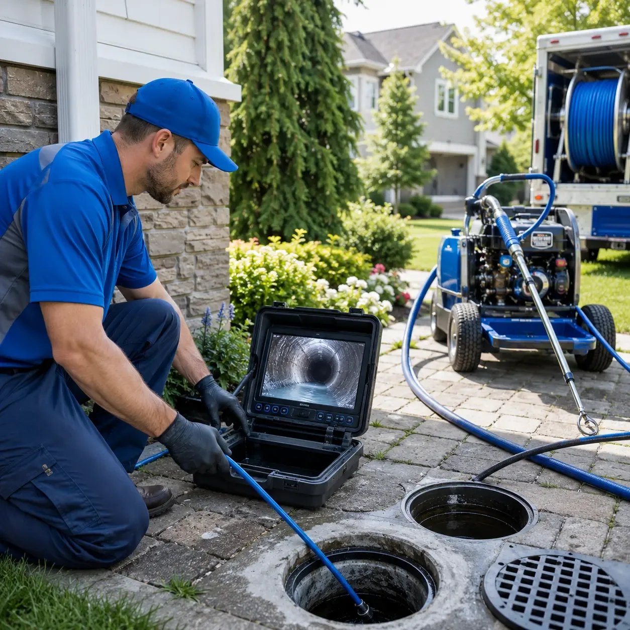 Outdoor drain cleaning professionals serving Alum Bridge, WV